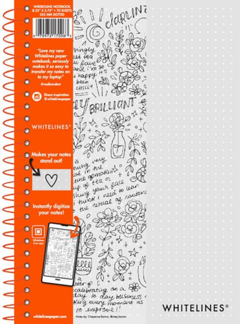 WHITELINES WB DOT NOTEBOOK