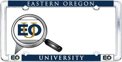 Eastern Oregon University Thin Dome License Plate Frame