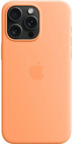iPhone 15 Pro Max Silicone Case with MagSafe - Orange Sorbet