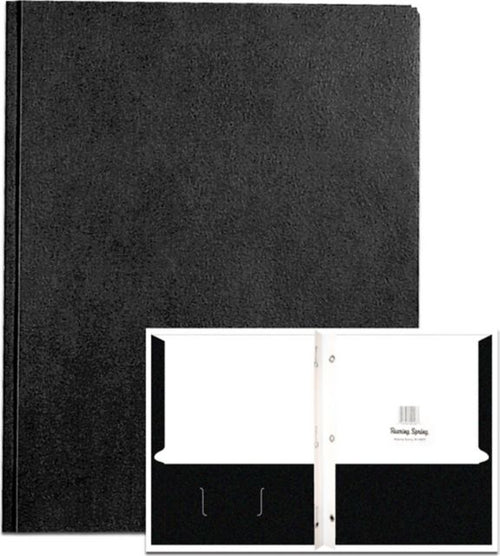 PORTFOL 2PKT 3PRONG BLACK