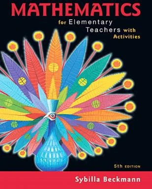 Mathematics for Elementary Teachers with Activities