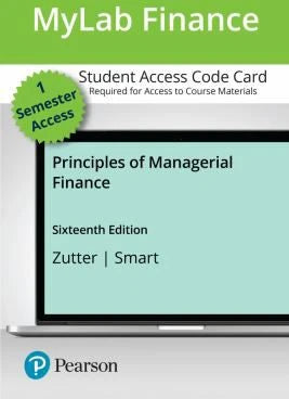 MyLab Finance with Pearson eText Access Code for Principles of Managerial Finance