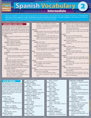 SPANISH VOCAB 2