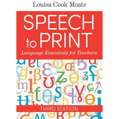 Speech to Print: Language Essentials for Teachers